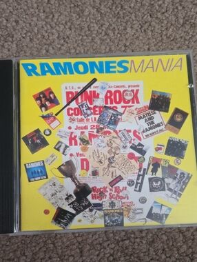 Ramones Mania CD - Yellow Album Cover